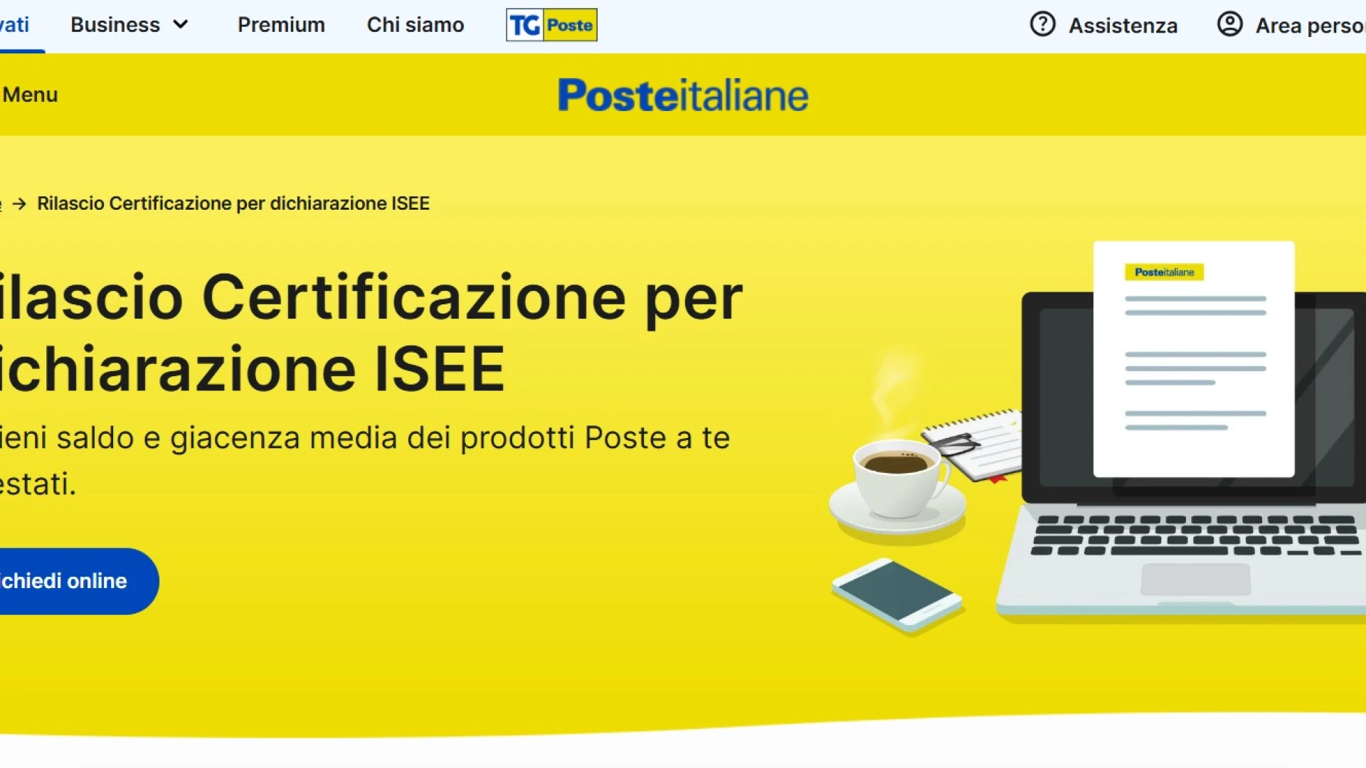 Poste Italiane: in Molise e’ possibile richiedere online i documenti per l’ISEE 2026.